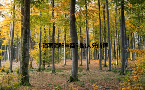 上海某海鲜电商创始人分析道
